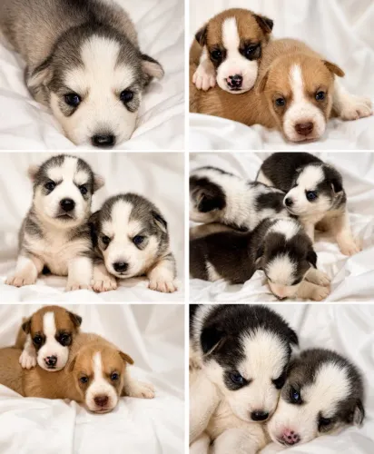 Filhote de Husky Siberiano