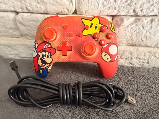 Controle Mario / Nintendo Switch / Power A