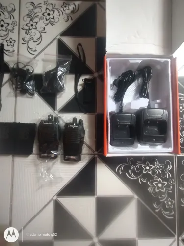 Rádio 2 unidades, Novo - Alcance Forte e Ótima Qualidade!