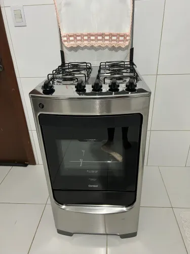 Fogão 4 bocas Inox - Cônsul