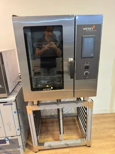 Forno industrial para restaurante 8gns elétrico novo 