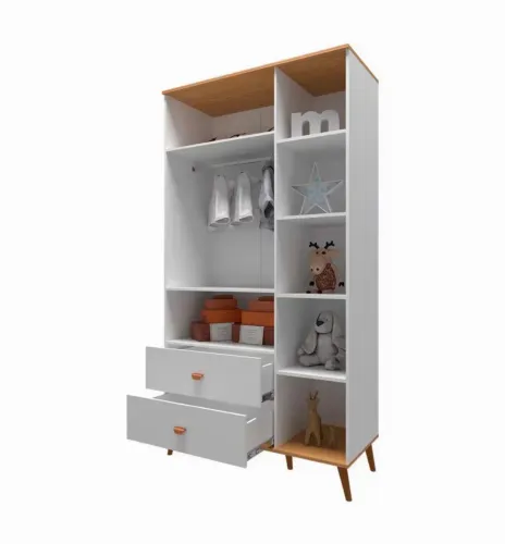 Guarda roupa duas portas infantil