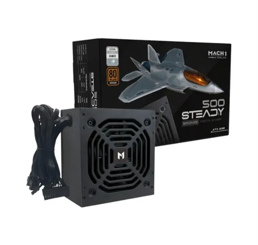 FONTE DE ENERGIA 500W MACH1 STEADY 80 PLUS BRONZE