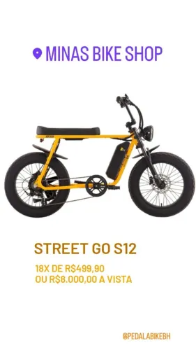 Bike eletrica street GO s12
