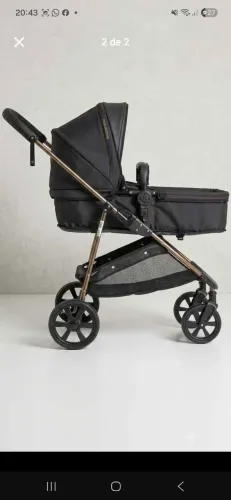 Carrinho de bebê completo + Bebê Conforto + Base para carro - Excelente estado