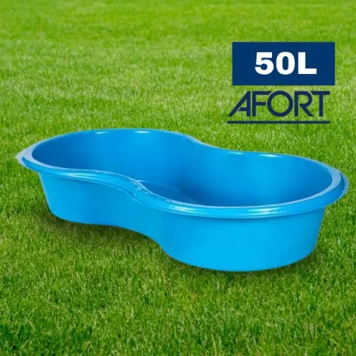 Piscina Feijão Infantil 50 Litros Azul Sem Tampa