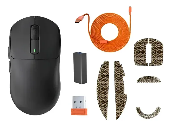 Mouse Kysona M600 - Paw3395, 26000dpi Preto