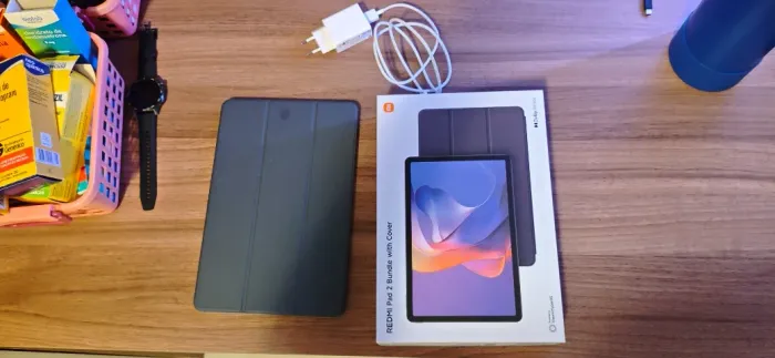 Tablet Redmi Pad 2 - 128 GB, 8GB Ram, com capinha