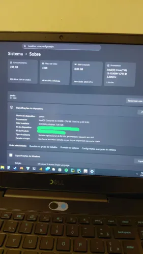 Notebook Gamer Dell G3 15 3500