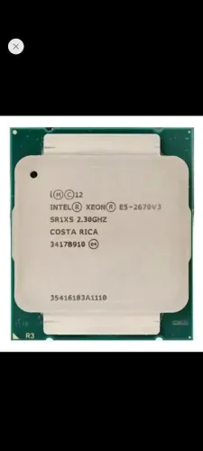 Processador e placa mãe xeon e5 2670 v3