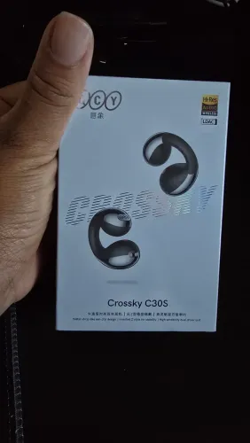 Fone Bluetooth QCY Crossky C30S Clipe Orelha Open Ear Esportivo Bluetooth 6.0 garantia