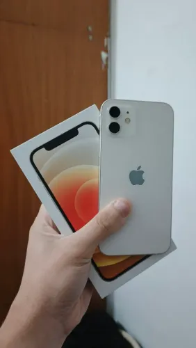 iPhone 12 64GB Branco impecável com Caixa