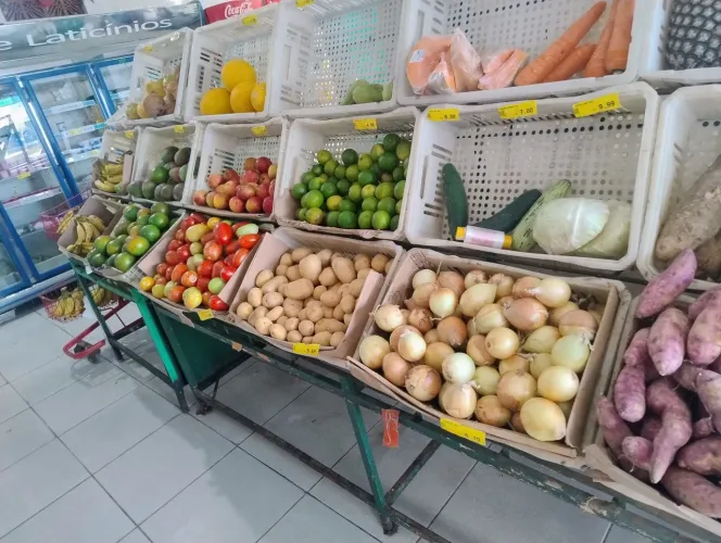 Expositores de verduras