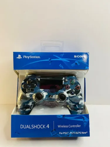Controle de ps4 Azul camuflado an4