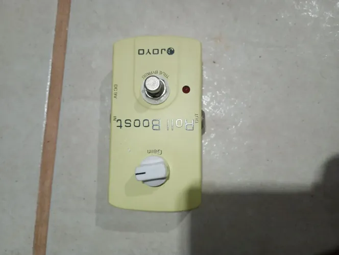 Pedal joyo booster para guitarra violão baixo 