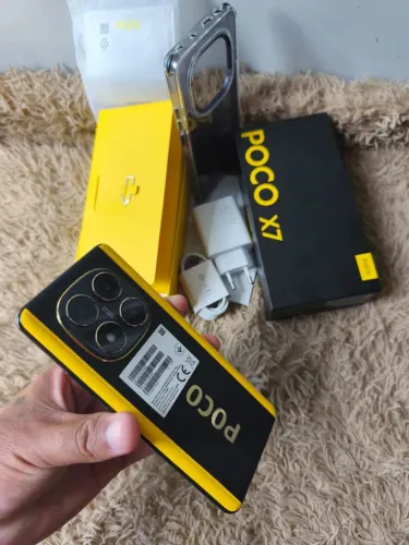 Vendo Xiaomi Poco X7 5G 256GB e 12GB de Ram Novo 1 semana de uso com caixa e tudo