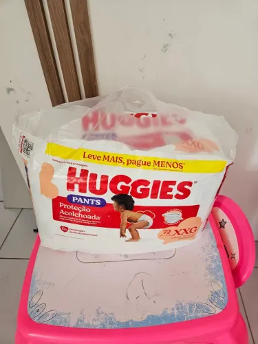 Fraldas pants huggies XXG