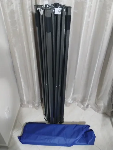 Tenda Gazebo Sanfonado Articulado 3x3 m Azul