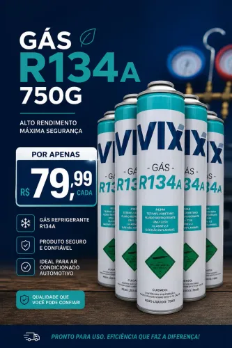 Gás para geladeira e ar condicionado