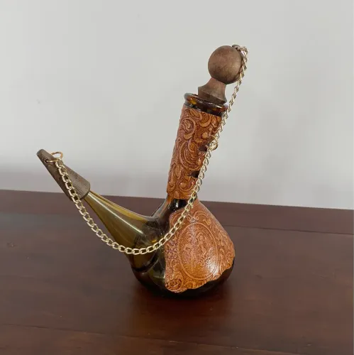 Garrafa Decorativa Estilo Espanhol - Licoreira/Decantador 15cm