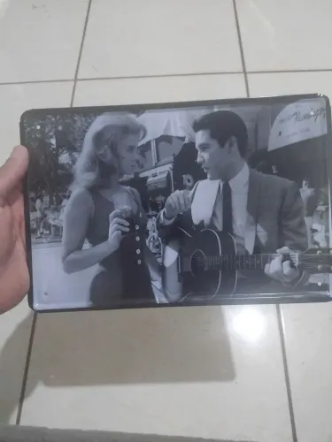 Placa de metal Elvis