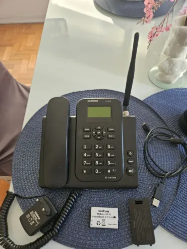 Telefone celular fixo dual sim - cf 4202n - Intelbras