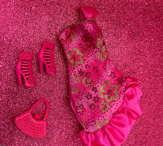 Lotinho Barbie - roupa e acessórios