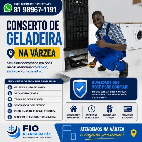 Conserto de Geladeira na Várzea