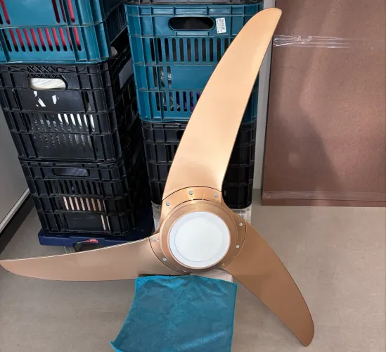 Ventilador de teto led com controle remoto