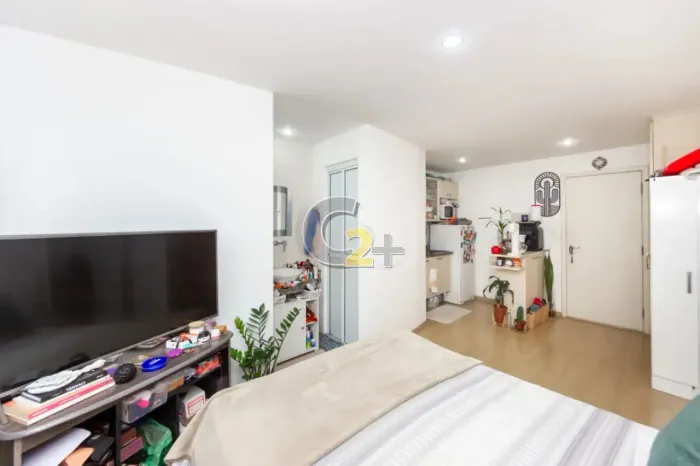 Apartamento studio á venda na Consolação, 1 quarto, 1 vaga de garagem