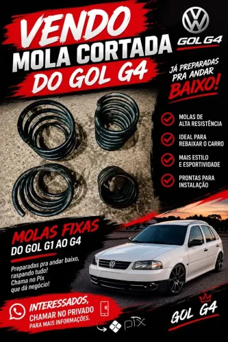 Molas cortadas do G4 serve do G1 ao G4