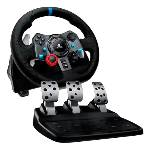Volante de Corrida Driving Force c/ pedal Logitech G29 PS4, 