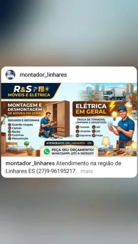 Montador de móveis disponível em Linhares