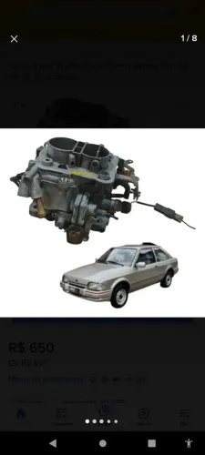Carburador Escort hobby 1.0 94