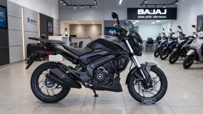 BAJAJ DOMINAR 400 (2025) - 7.000 KM - MOTOR NOVO, REVISADA NA CONCESSIONÁRIA E COM GARANTI