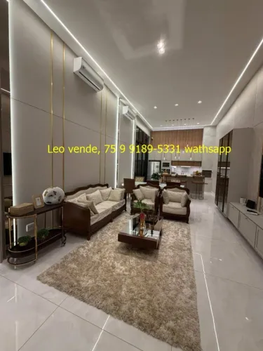 Leo vende, casa bairro Sim, 3\4 c 2 suítes, closet, mobiliada, energia solar 