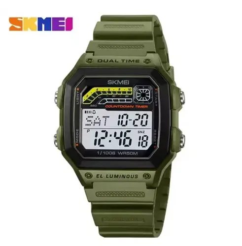 Relógio digital Skmei silicone masculino