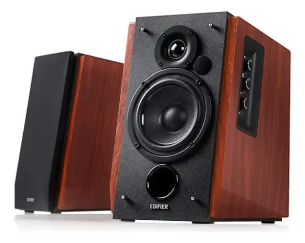 Monitor De Áudio Edifier R1700bt Madeira 66w Rms 