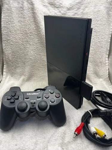 Playstation 2 + Controle novo + Memory Card | Leitor 100% 