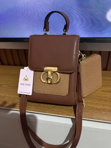 Bolsa de celular com carteira