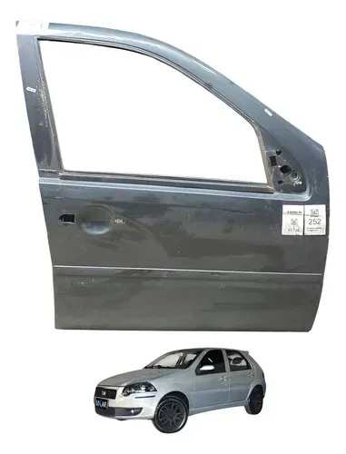Porta Dianteira Direita Fiat Palio Elx 1.4 2008 A 2014 Dianteira Direita Preto