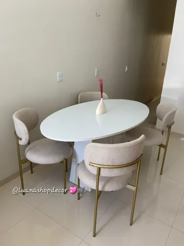 Cadeira de Jantar Glamour  - Metalon Desing Promoção 