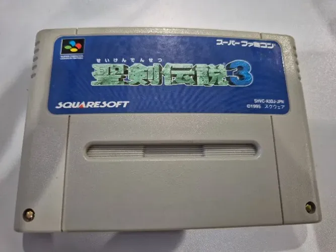 Seiken Densetsu 3 (Trials of Mana) original para Super Famicom e Super Nintendo SNES