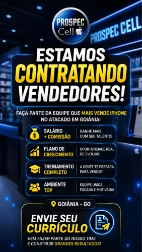 ? Estamos Contratando para Área de Vendas