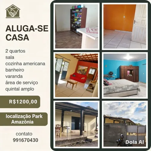 Alugo casa em Rorainópolis 