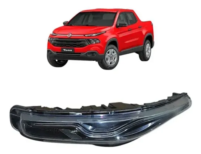 Farol Fiat Toro 2016 A 2021 Esquerdo Sem Led Esquerdo/motorista