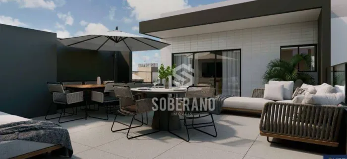 Cobertura Linear no Altiplano  3 Quartos com Terraço Amplo