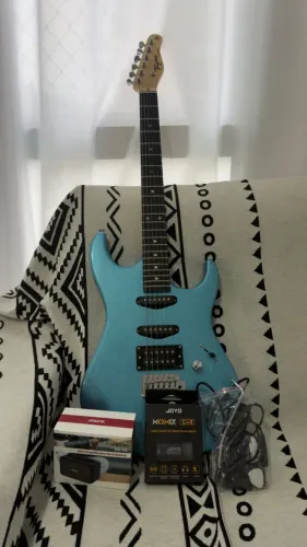 Guitarra Tagima Tg510 Superstrato Ponte C/ Alavanca Blue Cor Metallic blue Material do dia