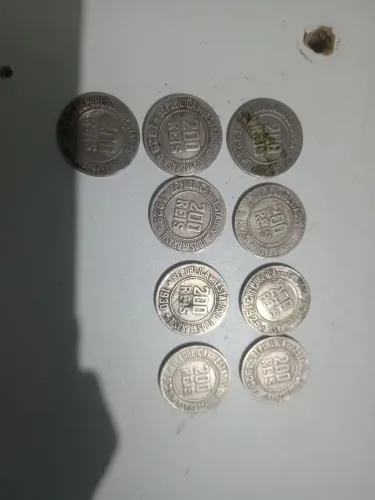 Moedas antigas para colecionador