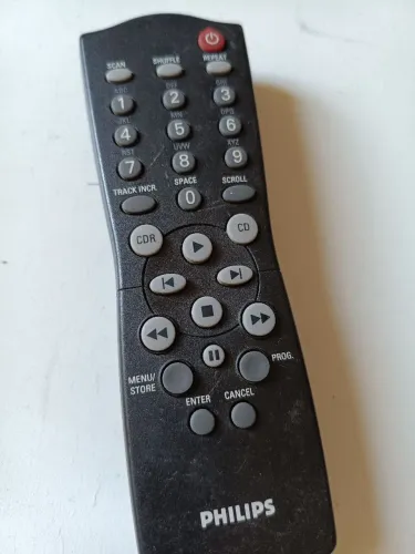 Controle remoto da TV Philips de tubo 